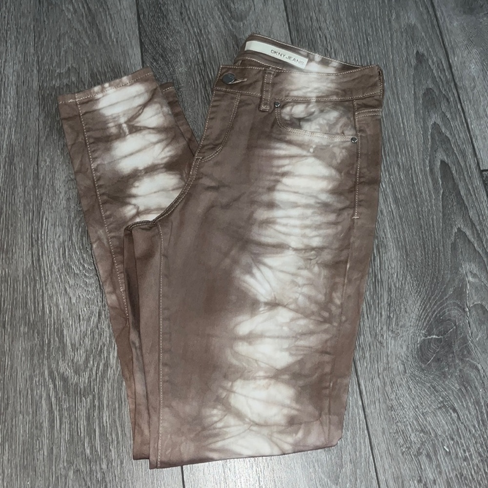 NWT DKNY Hippie Trail Skinny Leg Tie Dye Womens Jeans